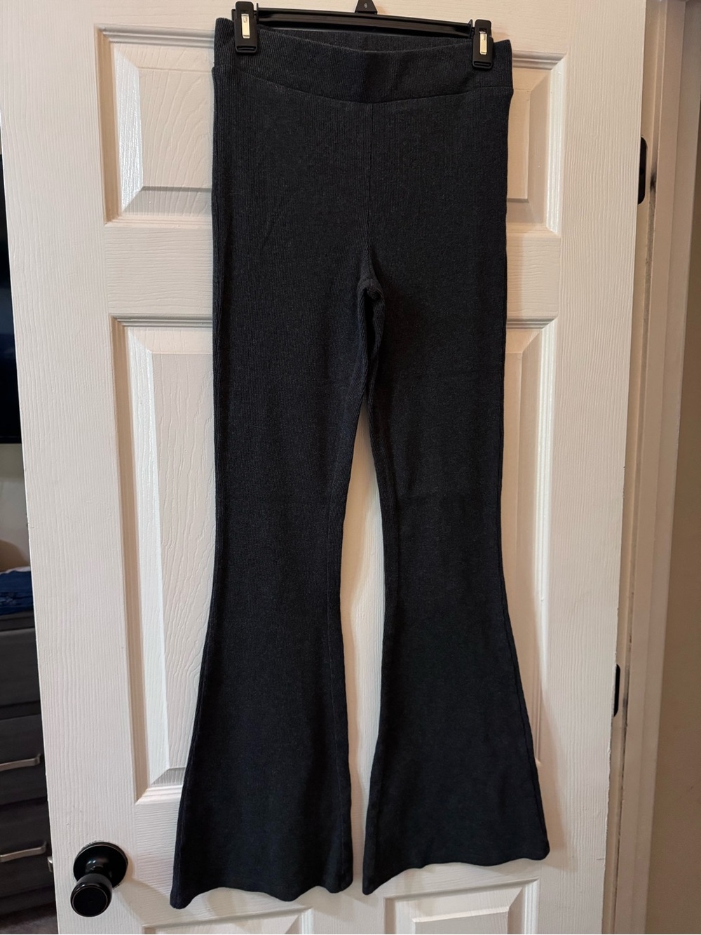 Aerie Grey Ribbed Flared Leggings 4 FOR $20 SALE